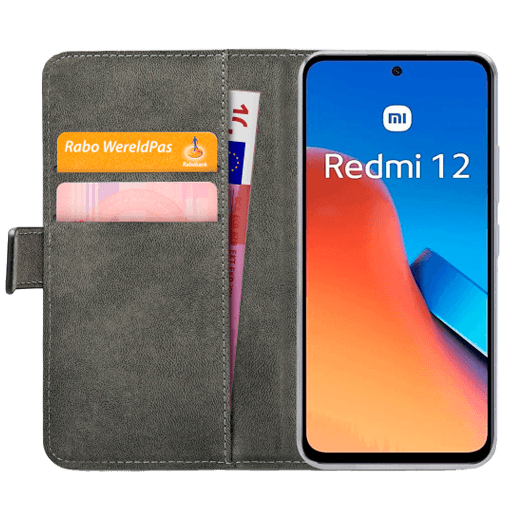 Mobilize Mobilize PU-leer Book Case Zwart voor Xiaomi Redmi 12