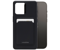 Mobilize Mobilize Cardcase TPU Back Cover Zwart Apple iPhone 15 Pro Max