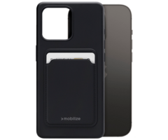 Mobilize Mobilize Cardcase TPU Back Cover Zwart Apple iPhone 15 Pro