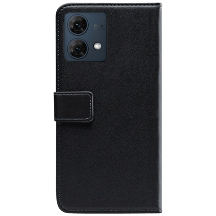 Mobilize Mobilize PU-leer Book Case Zwart voor Motorola Moto G84
