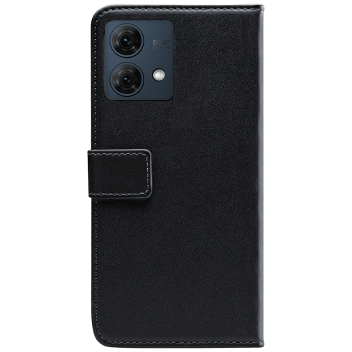 Mobilize Mobilize PU-leer Book Case Zwart voor Motorola Moto G84