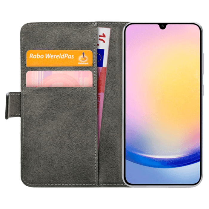 Mobilize Mobilize PU-leer Book Case Zwart voor Samsung Galaxy A25