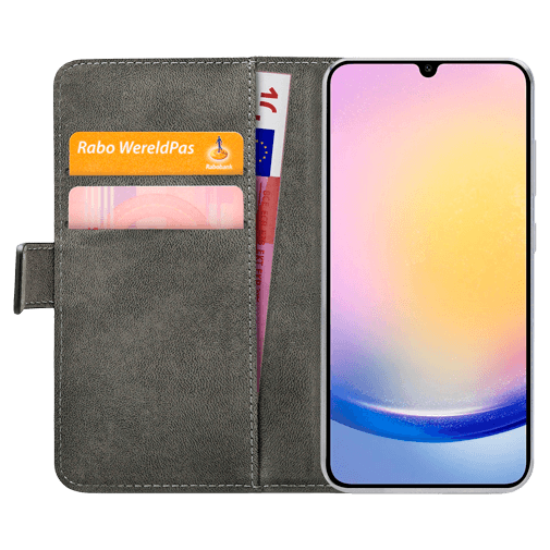 Mobilize Mobilize PU-leer Book Case Zwart voor Samsung Galaxy A25