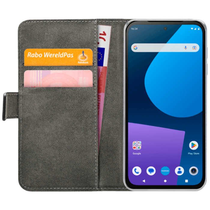 Mobilize Mobilize PU-leer Book Case Zwart voor Fairphone 5