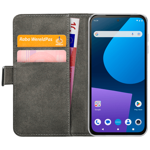 Mobilize Mobilize PU-leer Book Case Zwart voor Fairphone 5