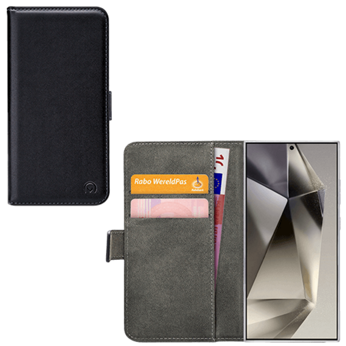 Mobilize Mobilize PU-leer Book Case Zwart voor Samsung Galaxy S24 Ultra