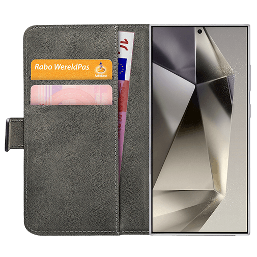 Mobilize Mobilize PU-leer Book Case Zwart voor Samsung Galaxy S24 Ultra