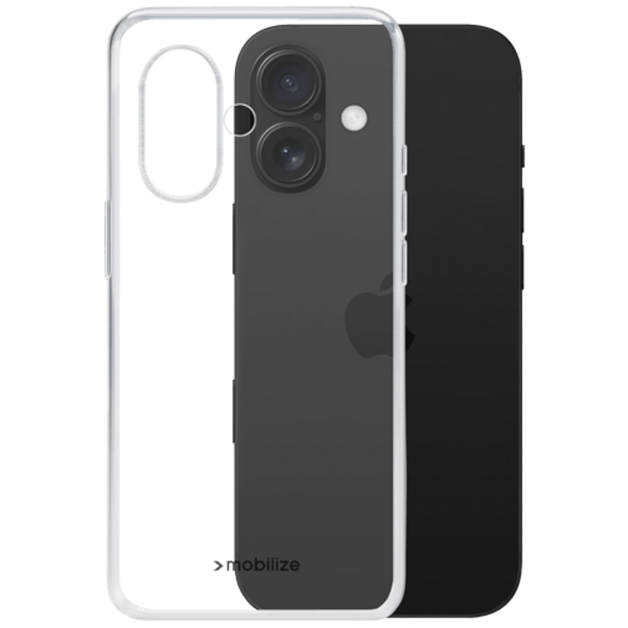 Mobilize Mobilize TPU Back Cover Transparant voor Apple iPhone 16