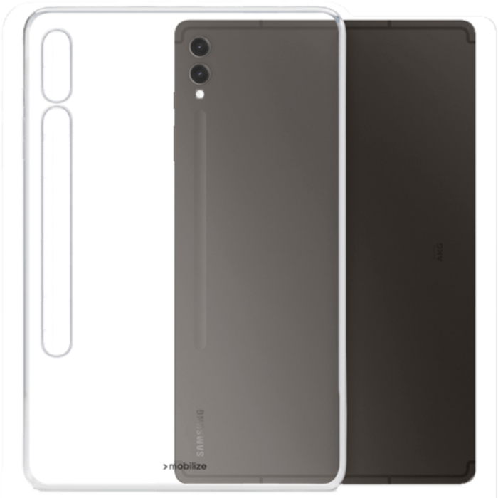 Mobilize Mobilize TPU Back Cover Transparant voor Samsung Galaxy Tab S9+ & S9 FE+