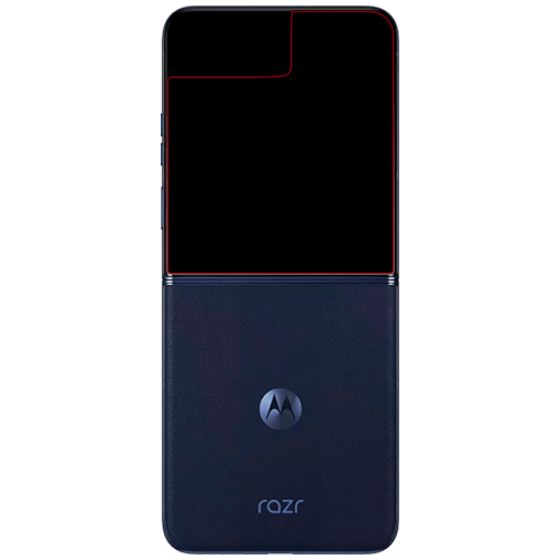 Mobilize Mobilize Gehard Glas Clear Screenprotector Motorola Razr 50 Ultra