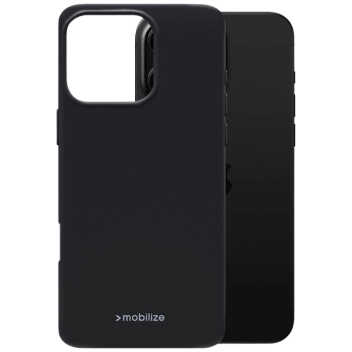 Mobilize Mobilize TPU Back Cover Zwart voor Apple iPhone 16 Pro
