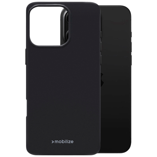 Mobilize Mobilize TPU Back Cover Zwart voor Apple iPhone 16 Pro