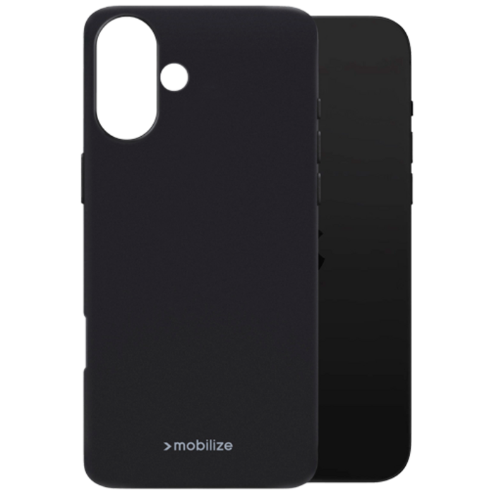 Mobilize Mobilize TPU Back Cover Zwart voor Apple iPhone 16