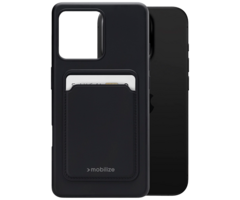 Mobilize Mobilize Cardcase TPU Back Cover Zwart voor Apple iPhone 16 Pro