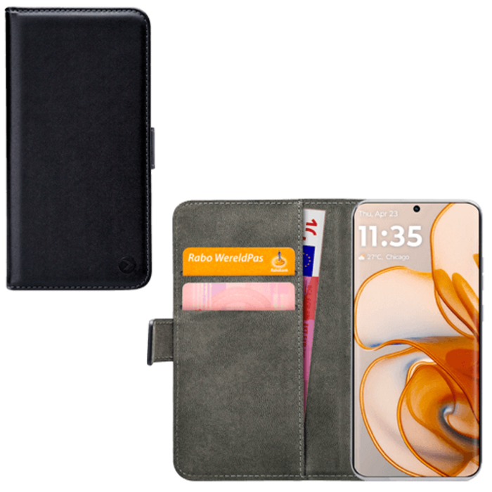 Mobilize Mobilize PU-leer Book Case Motorola Edge 50 Neo - Zwart