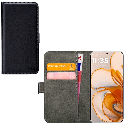 Mobilize Mobilize PU-leer Book Case Motorola Edge 50 Neo - Zwart