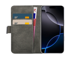 Mobilize Mobilize PU-leer Book Case Zwart Apple iPhone 16 Pro Max