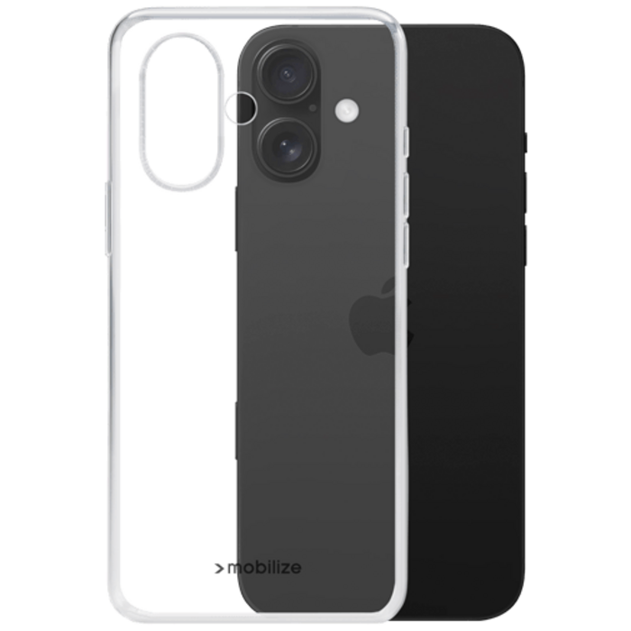 Mobilize Mobilize TPU Back Cover Transparant voor Apple iPhone 16 Plus