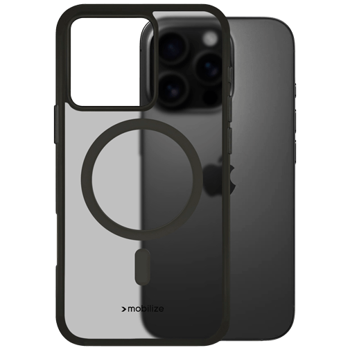 Mobilize Mobilize TPU Back Cover Magnetisch Zwart voor Apple iPhone 16 Pro