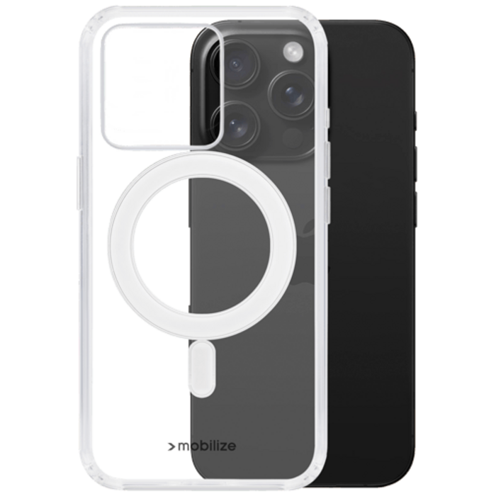 Mobilize Mobilize Transparante MagSafe Back Cover voor Apple iPhone 16 Pro