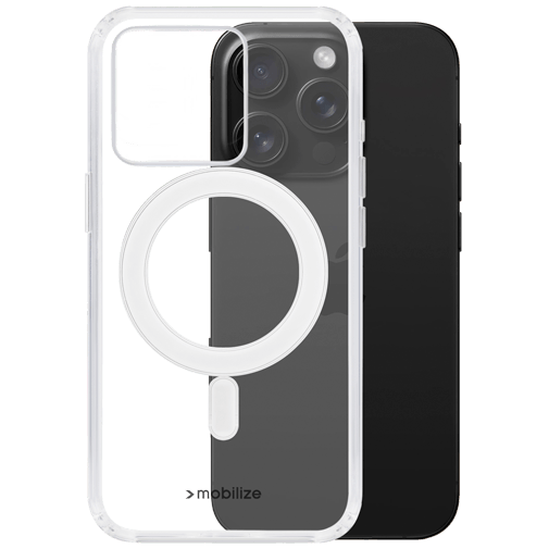 Mobilize Mobilize Transparante MagSafe Back Cover voor Apple iPhone 16 Pro