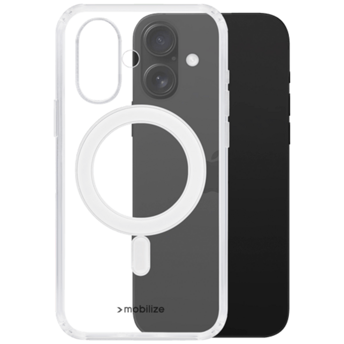Mobilize Mobilize PC Back Cover Transparant Magnetisch Apple iPhone 16 Plus
