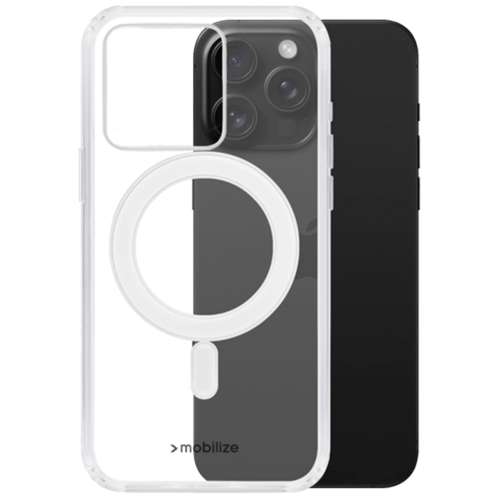 Mobilize Mobilize Transparante MagSafe Back Cover voor iPhone 16 Pro Max