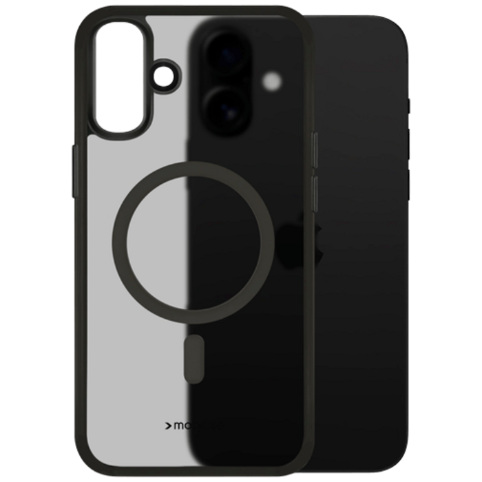 Mobilize Mobilize Magnetische TPU Back Cover Zwart voor Apple iPhone 16 Plus