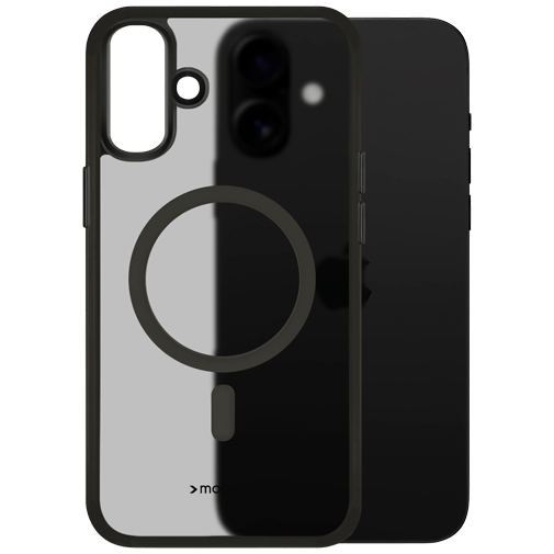 Mobilize Mobilize Magnetische TPU Back Cover Zwart voor Apple iPhone 16 Plus