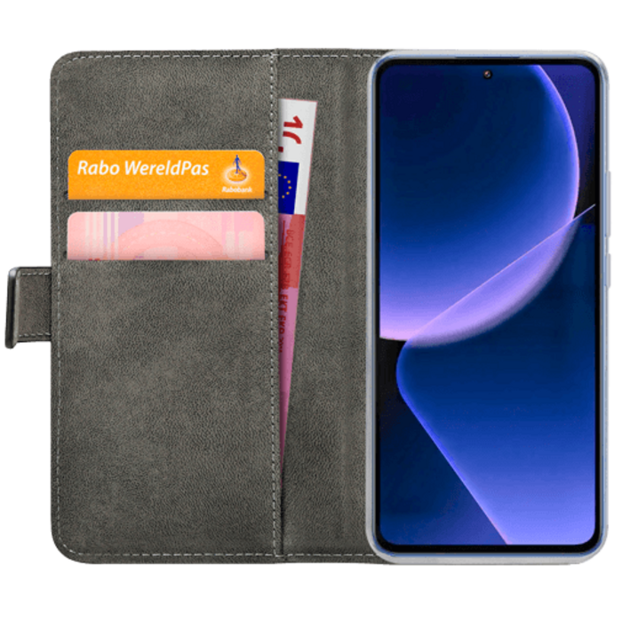 Mobilize Mobilize PU-leer Book Case Zwart voor Xiaomi 14T