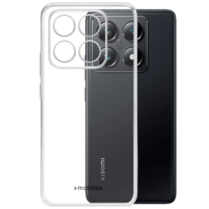 Mobilize Mobilize TPU Back Cover Transparant voor Xiaomi 14T Pro