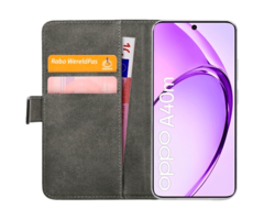 Mobilize Mobilize PU-leer Book Case Zwart OPPO A40/A40m/A60 5G