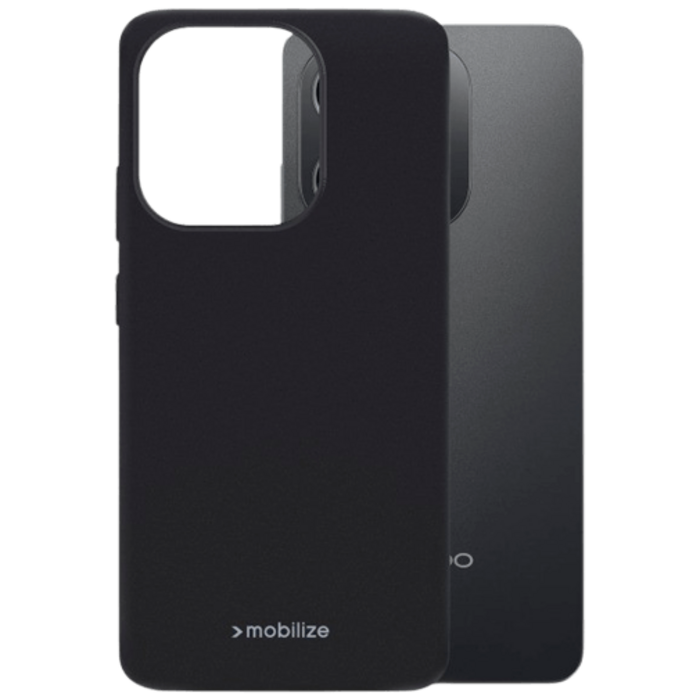 Mobilize Mobilize TPU Back Cover Zwart voor OPPO A40 / A40m / A60 5G