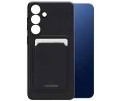 Mobilize Mobilize Cardcase TPU Back Cover Zwart voor Samsung Galaxy S25