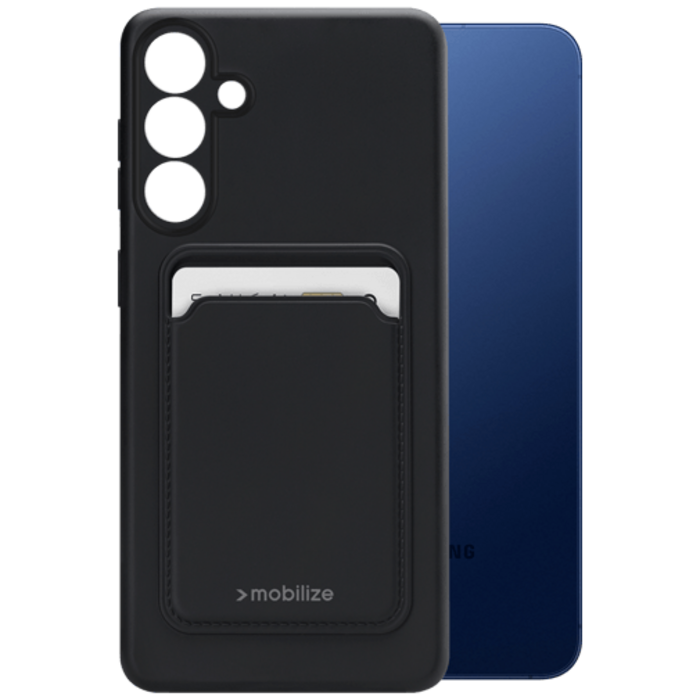 Mobilize Mobilize Cardcase TPU Back Cover Zwart voor Samsung Galaxy S25+