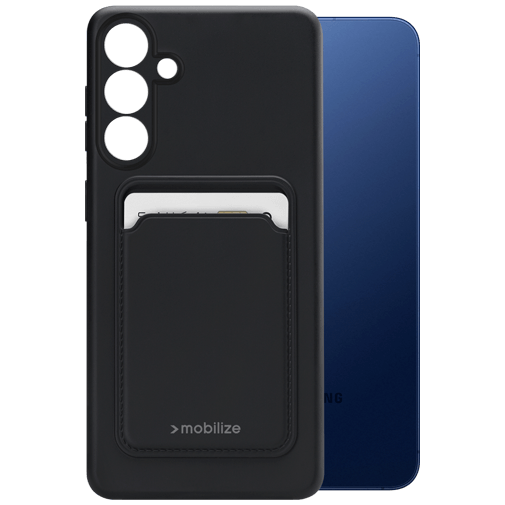 Mobilize Mobilize Cardcase TPU Back Cover Zwart voor Samsung Galaxy S25+
