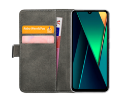 Mobilize Mobilize PU-leer Book Case Zwart voor Motorola Moto G75 5G