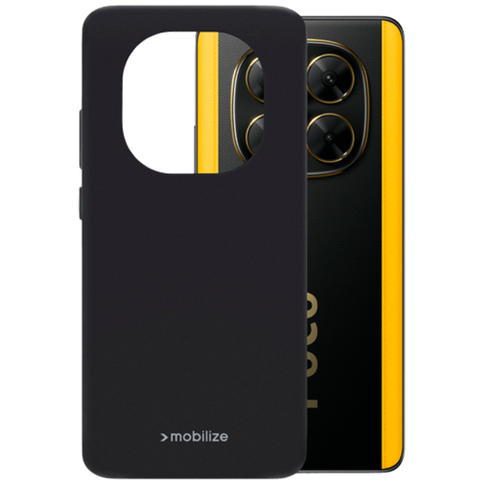 Mobilize Mobilize Rubber Gelly Case Xiaomi Poco X7 5G - Mat Zwart