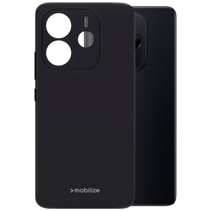 Mobilize Mobilize Rubber Gelly Case Xiaomi Redmi Note 14 5G - Zwart