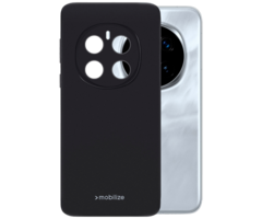 Mobilize Mobilize Rubber Gelly Back Cover Honor Magic7 Pro - Zwart