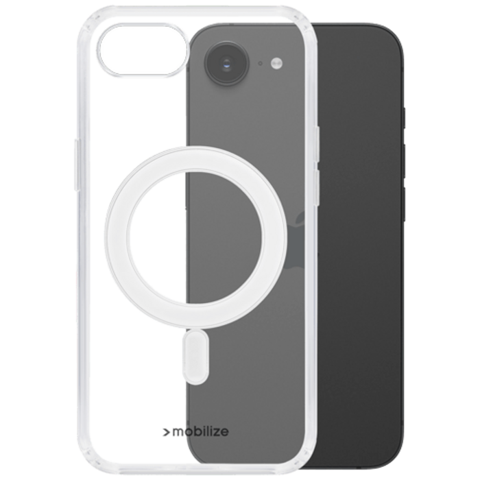 Mobilize Mobilize Naked Case MagSafe Compatible Apple iPhone 16e/17e Transparant