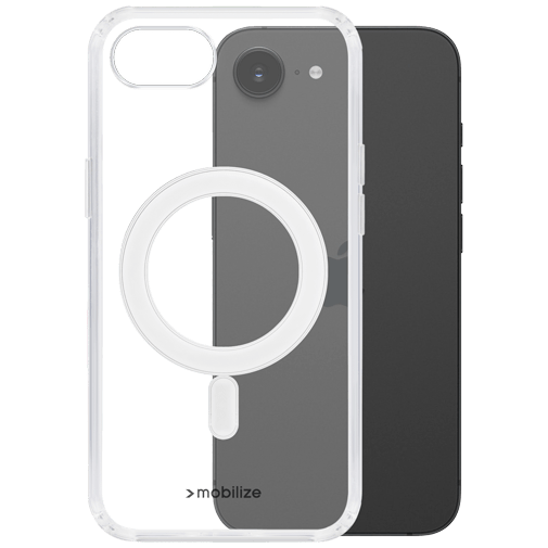 Mobilize Mobilize Naked Case MagSafe Compatible Apple iPhone 16e/17e Transparant