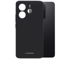 Mobilize Mobilize Rubber Gelly Case Mat Zwart voor Xiaomi Redmi Note 14 4G