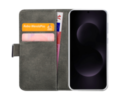 Mobilize Mobilize PU-Leer Book Case Zwart voor Samsung Galaxy S25 Edge