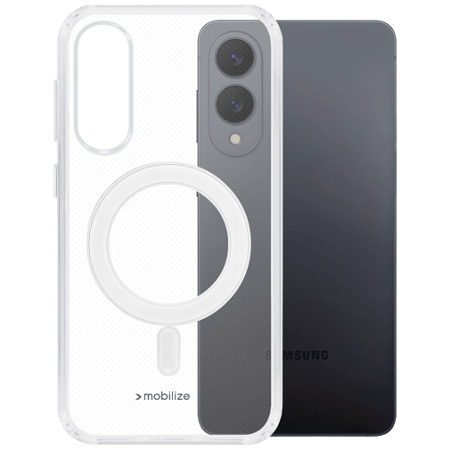 Mobilize Mobilize Magnetische PC Back Cover Transparant - Samsung Galaxy S25 Edge