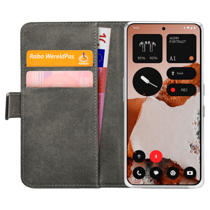 Mobilize Mobilize PU-Leren Book Case Zwart voor CMF Phone 2 Pro