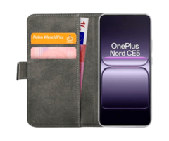 Mobilize Mobilize Classic Gelly Wallet Book Case voor OnePlus Nord CE 5G - Zwart
