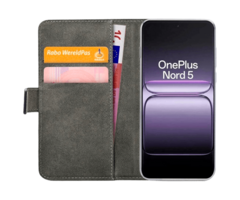 Mobilize Mobilize Classic Gelly Wallet Book Case OnePlus Nord 5 - Zwart