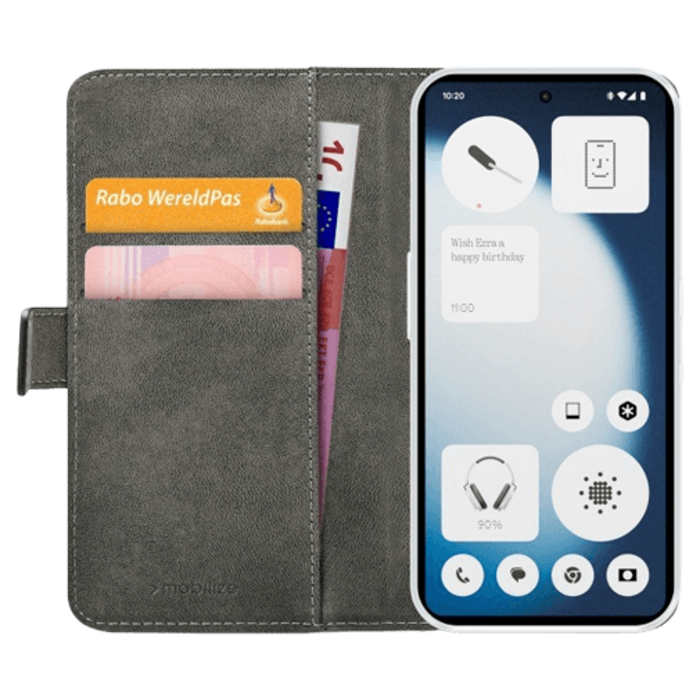 Mobilize Mobilize PU-Leer Book Case Zwart Nothing Phone (3a) Lite