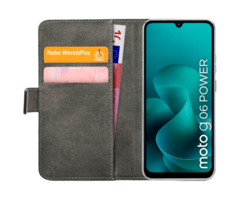 Mobilize Mobilize PU-Leer Book Case Zwart voor Motorola Moto G06 / G06 Power